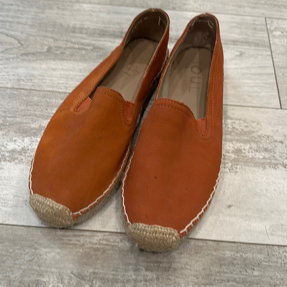 Orange flats